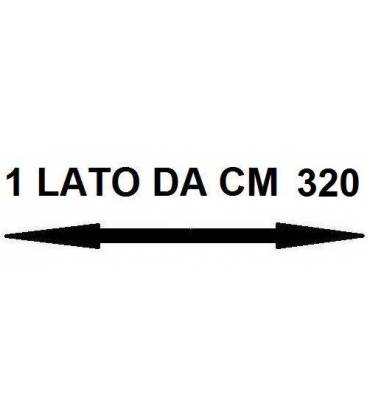 Con un lato da cm 320