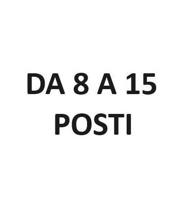 Da 8 a 15 posti