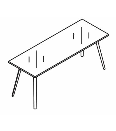 Allunghi con piano in Vetro