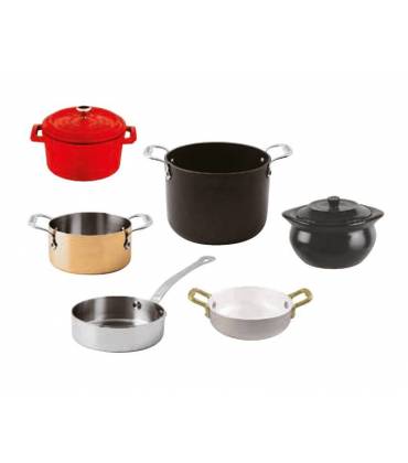 Pentole cucina in miniatura per monoporzioni