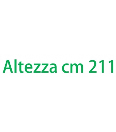 Altezza esterna cm. 211